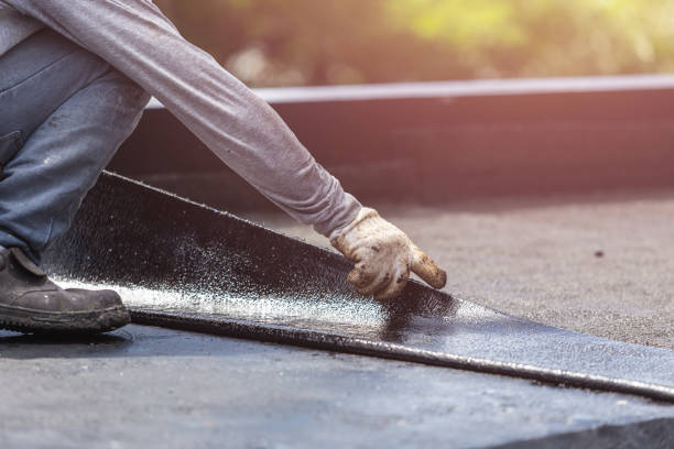 Professional Waterproofing technician working in Canton, PA